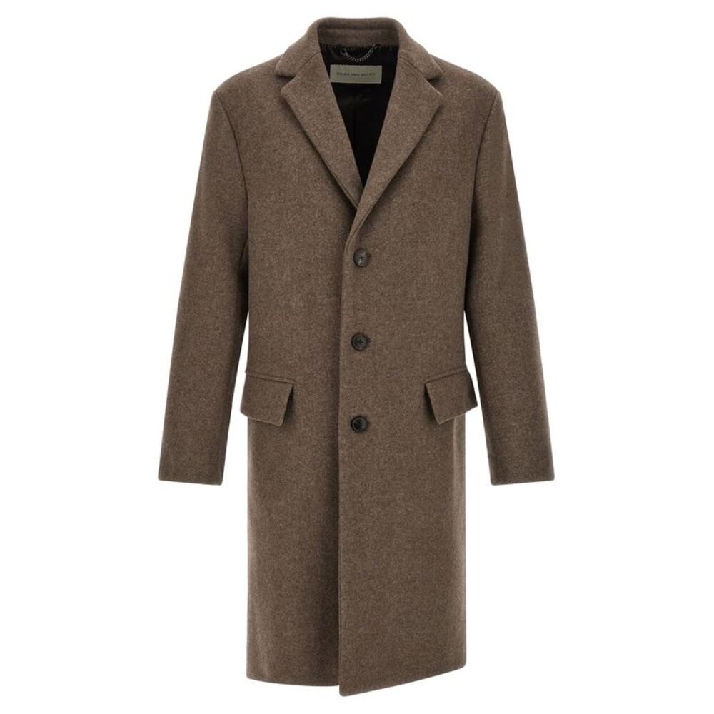 Dries Van Noten Men 'Rustic' Wool Coat